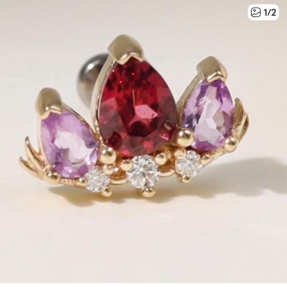 Bundle 14k Yellow Gold 18g 6mm (Images Look Bigger
For Details) - Picture 4 of 5